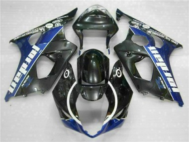 Azul Negro Carenado Moto Completo Suzuki GSXR 1000 K3 03-04
