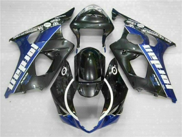 Azul Negro Carenado Moto Completo Suzuki GSXR 1000 K3 03-04