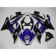 Azul Negro Carenado Moto Kawasaki ZX6R 13-18