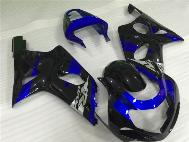 Azul Negro Carenado Moto Suzuki GSXR 1000 K1 00-02
