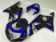 Azul Negro Carenado Moto Suzuki GSXR 1000 K1 00-02