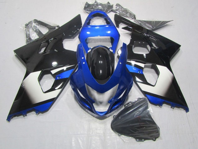 Azul Negro Carenado Moto Suzuki GSXR 600 K4 04-05 Azul Negro Carenado Moto Suzuki GSXR 600 K4 04-05