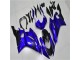 Azul Negro Carenado Moto Yamaha R6 17-23 Azul Negro Carenado Moto Yamaha R6 17-23