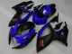 Azul Negro Carenado & Plástico Moto Suzuki GSXR 600 / 750 K6 06-07 Azul Negro Carenado & Plástico Moto Suzuki GSXR 600 / 750 K6 06-07