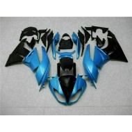 Azul Negro Kit ABS Carenado Motocicleta Kawasaki ZX6R 09-12