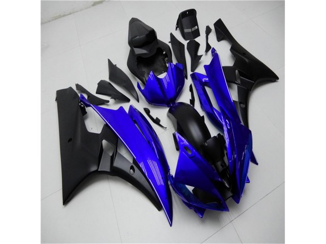 Azul Negro Kit ABS Carenado Motocicleta Yamaha R6 06-07