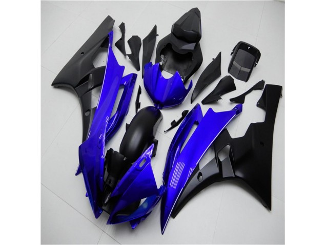 Azul Negro Kit ABS Carenado Motocicleta Yamaha R6 06-07