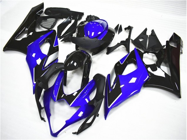 Azul Negro Kit Carenado ABS Completo Suzuki GSXR 1000 K5 05-06