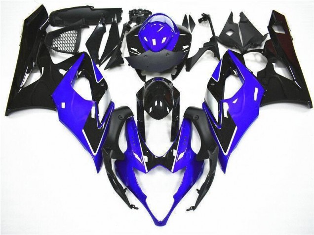 Azul Negro Kit Carenado ABS Completo Suzuki GSXR 1000 K5 05-06