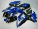 Azul Negro Kit Carenado Moto Suzuki GSXR 600 / 750 K8 08-10 Azul Negro Kit Carenado Moto Suzuki GSXR 600 / 750 K8 08-10