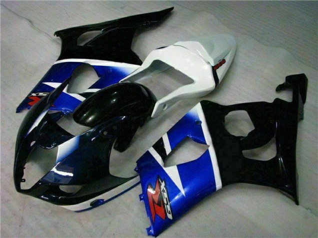 Azul Negro Kit Completo Carenado Moto Suzuki GSXR 1000 K3 03-04