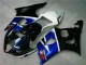 Azul Negro Kit Completo Carenado Moto Suzuki GSXR 1000 K3 03-04