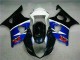 Azul Negro Kit Completo Carenado Moto Suzuki GSXR 1000 K3 03-04