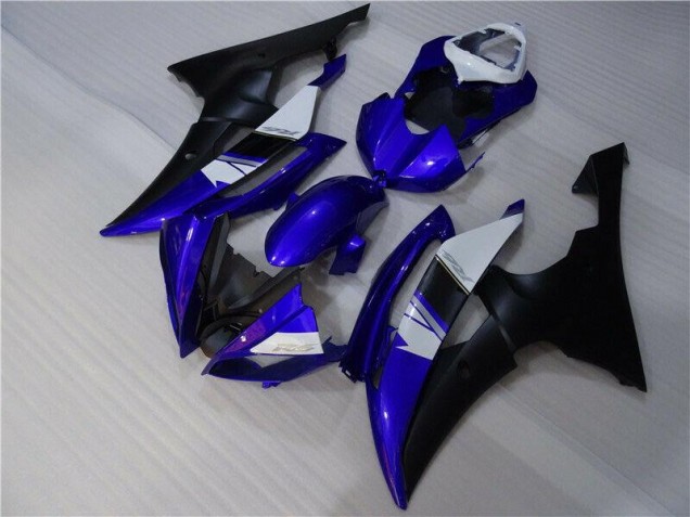 Azul Negro Kit Completo Carenado Moto Yamaha R6 08-16