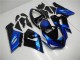 Azul Negro Kits Completo Carenado Moto ABS Kawasaki ZX6R 05-06