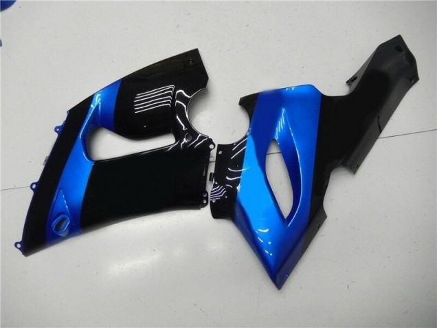 Azul Negro Kits Completo Carenado Moto ABS Kawasaki ZX6R 05-06