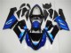 Azul Negro Kits Completo Carenado Moto ABS Kawasaki ZX6R 05-06
