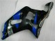 Azul Negro Kits Completo Carenado Moto ABS Suzuki GSXR 600 / 750 K1 K2 K3 01-03