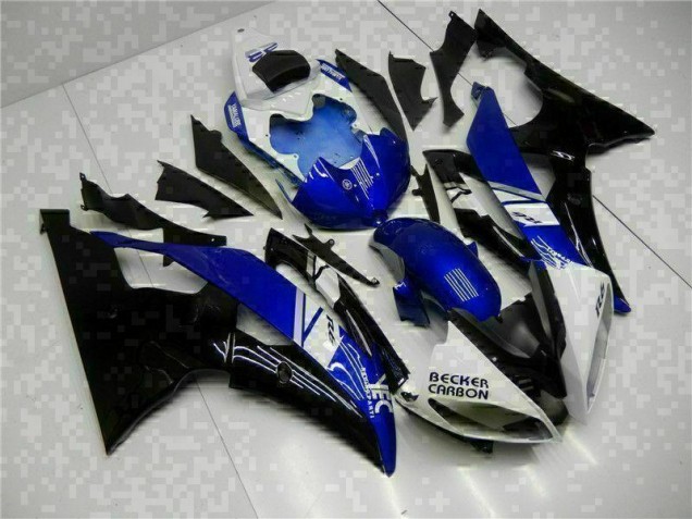 Azul Negro Kits Completo Carenado Moto ABS Yamaha R6 08-16