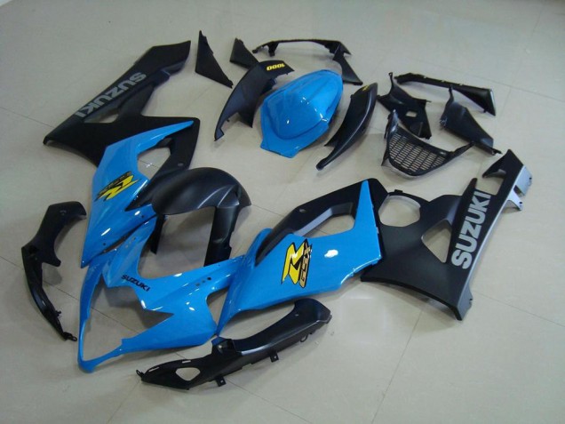 Azul & Negro Mate Carenado Moto Suzuki GSXR 1000 K5 05-06 Azul & Negro Mate Carenado Moto Suzuki GSXR 1000 K5 05-06