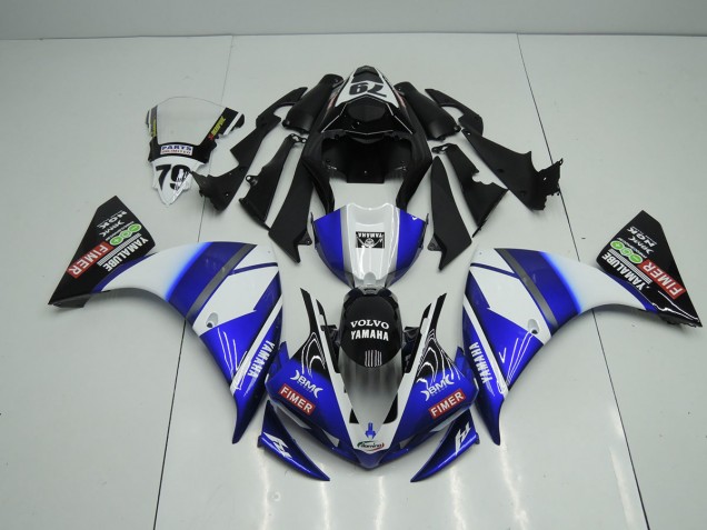 Azul Negro Sterilgarda Carenado Moto Yamaha R1 09-11 Azul Negro Sterilgarda Carenado Moto Yamaha R1 09-11