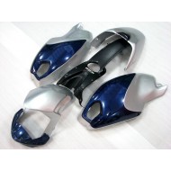Azul Plata Carenado Moto Ducati Monster 696 08-12