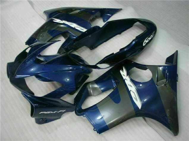 Azul Plata Carenado Moto Honda CBR 600 F4i 04-07