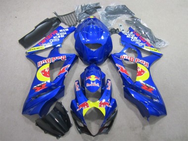 Azul Red Bull Carenado Moto Suzuki GSXR 1000 K7 07-08