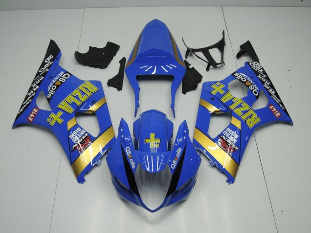 Azul Rizla Carenado Moto Suzuki GSXR 1000 K3 03-04 Azul Rizla Carenado Moto Suzuki GSXR 1000 K3 03-04