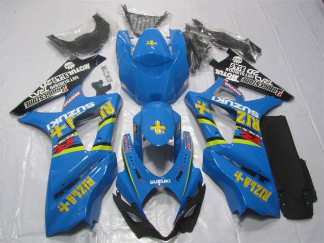 Azul Rizla Carenado Moto Suzuki GSXR 1000 K7 07-08 Azul Rizla Carenado Moto Suzuki GSXR 1000 K7 07-08