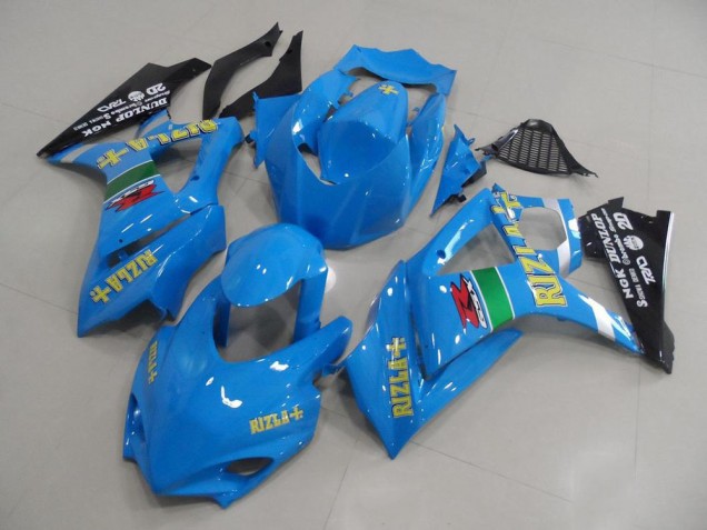 Azul Rizla Carrera Carenado Moto Suzuki GSXR 1000 K7 07-08 Azul Rizla Carrera Carenado Moto Suzuki GSXR 1000 K7 07-08