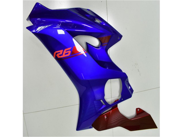 Azul Rojo Carenado Moto Yamaha R6 17-23 Azul Rojo Carenado Moto Yamaha R6 17-23
