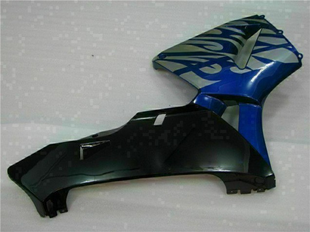 Azul con Plata Llama Carenado Moto Honda CBR 600 RR 03-04 Azul con Plata Llama Carenado Moto Honda CBR 600 RR 03-04