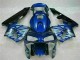 Azul con Plata Llama Carenado Moto Honda CBR 600 RR 03-04 Azul con Plata Llama Carenado Moto Honda CBR 600 RR 03-04
