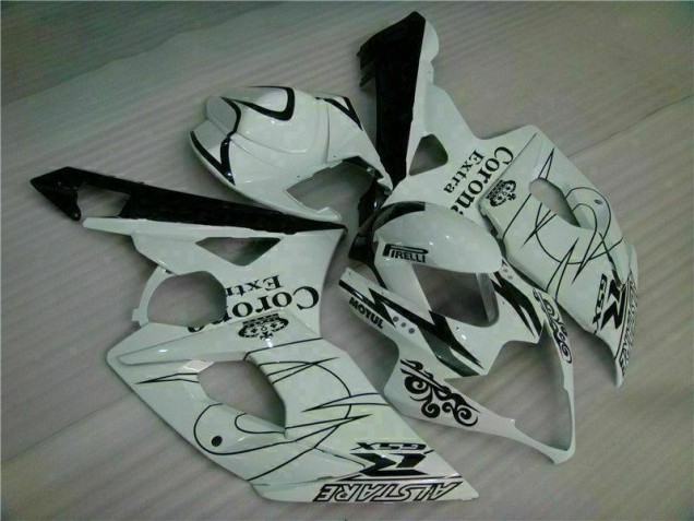 Blanco ABS Moto Plástico Suzuki GSXR 1000 K5 05-06
