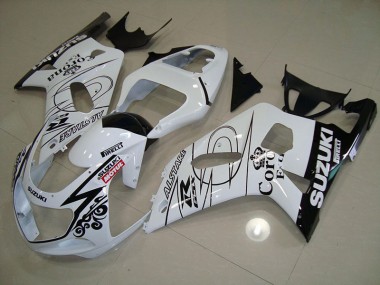 Blanco Alstare Motul Carenado Moto Suzuki GSXR 750 K1 K2 K3 01-03