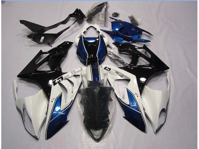 Blanco Azul ABS Moto Plástico BMW S1000RR 09-14
