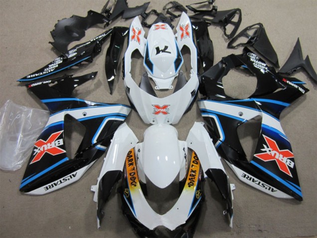 Blanco Azul Brux Oscuro Dog Carenado Moto Suzuki GSXR 1000 K9 09-16 Blanco Azul Brux Oscuro Dog Carenado Moto Suzuki GSXR 1000 K9 09-16