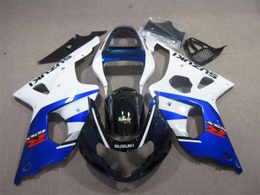 Blanco Azul Carenado Moto Suzuki GSXR 1000 K1 00-02