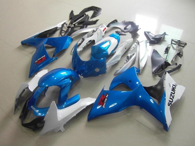 Blanco Azul Carenado Moto Suzuki GSXR 1000 K9 09-16 Blanco Azul Carenado Moto Suzuki GSXR 1000 K9 09-16