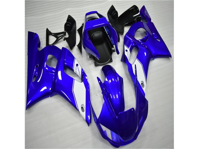 Blanco Azul Carenado & Plástico Moto Yamaha R6 98-02 Blanco Azul Carenado & Plástico Moto Yamaha R6 98-02