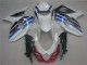 Blanco Azul Carenados Moto Suzuki GSXR 1000 K9 09-16 Blanco Azul Carenados Moto Suzuki GSXR 1000 K9 09-16