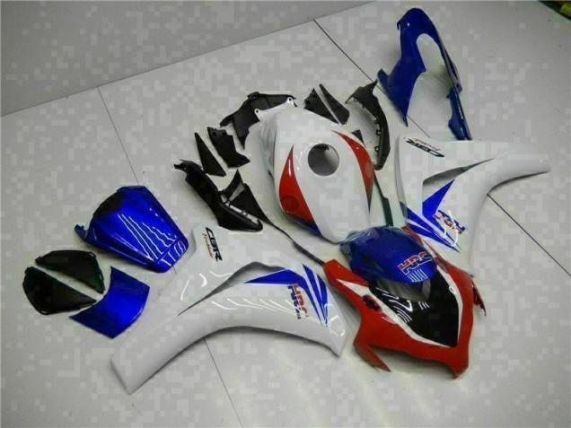 Blanco Azul Carrocería Motocicletas Honda CBR 1000 RR 08-11 Blanco Azul Carrocería Motocicletas Honda CBR 1000 RR 08-11