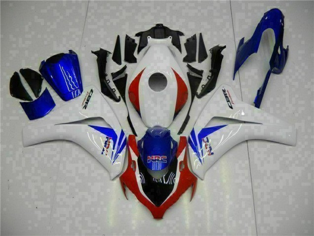 Blanco Azul Carrocería Motocicletas Honda CBR 1000 RR 08-11 Blanco Azul Carrocería Motocicletas Honda CBR 1000 RR 08-11