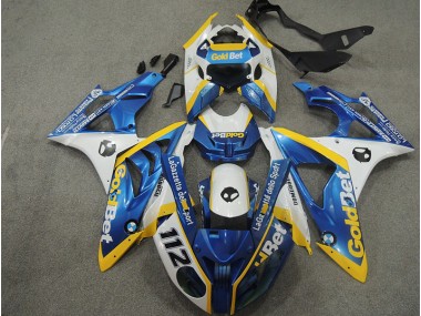 Blanco Azul GoldBet 112 Carenado Moto BMW S1000RR 09-14