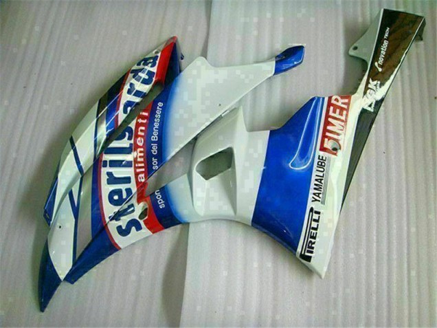 Blanco Azul Kit Completo Carenado Moto Yamaha R6 06-07 Blanco Azul Kit Completo Carenado Moto Yamaha R6 06-07