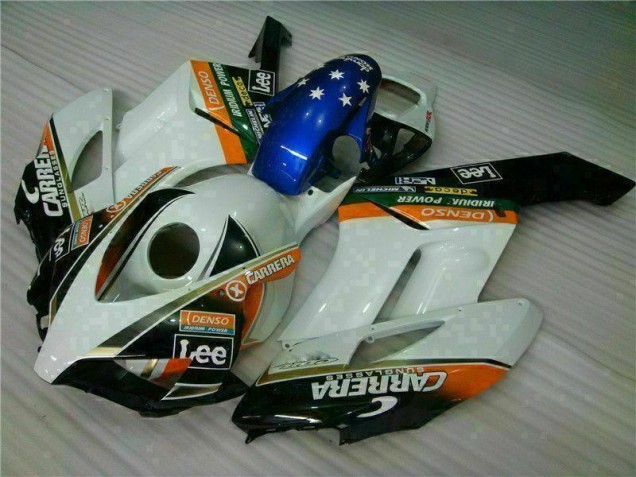 Blanco Azul Kits Completo Carenado Moto Honda CBR 1000 RR 04-05 Blanco Azul Kits Completo Carenado Moto Honda CBR 1000 RR 04-05