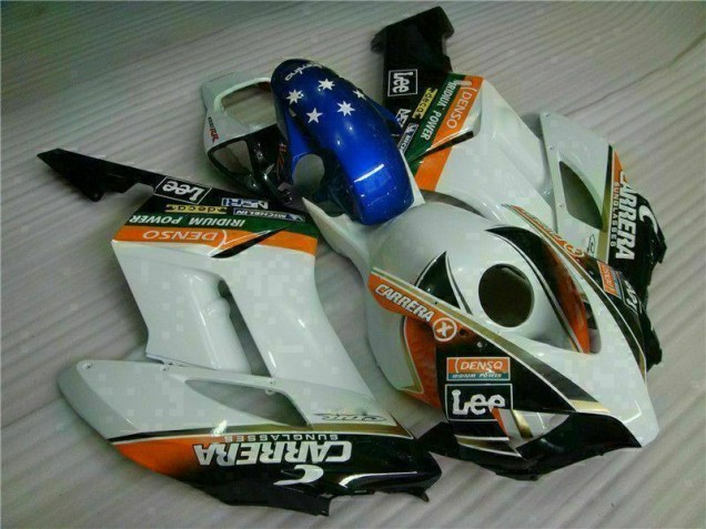 Blanco Azul Kits Completo Carenado Moto Honda CBR 1000 RR 04-05 Blanco Azul Kits Completo Carenado Moto Honda CBR 1000 RR 04-05