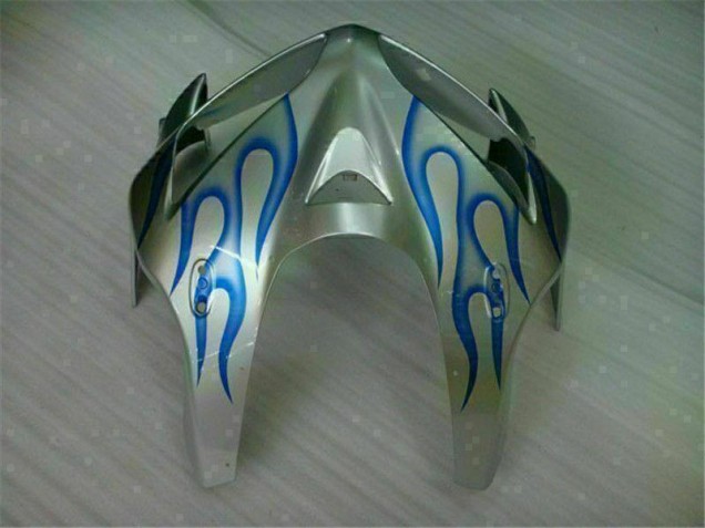 Blanco Azul Llama Carenado Moto Honda CBR 600 RR 05-06 Blanco Azul Llama Carenado Moto Honda CBR 600 RR 05-06