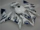 Blanco Azul Llama Carenado Moto Yamaha R1 04-06